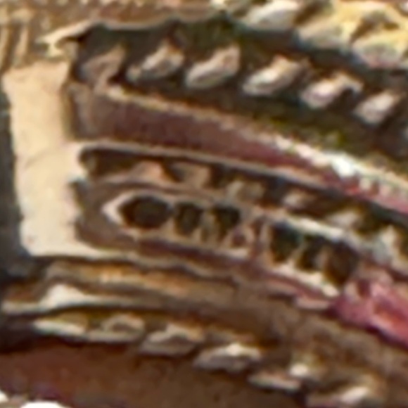 David Yurman Silver twisted crossover with diamonds. 12 mm - Picture 10 of 11